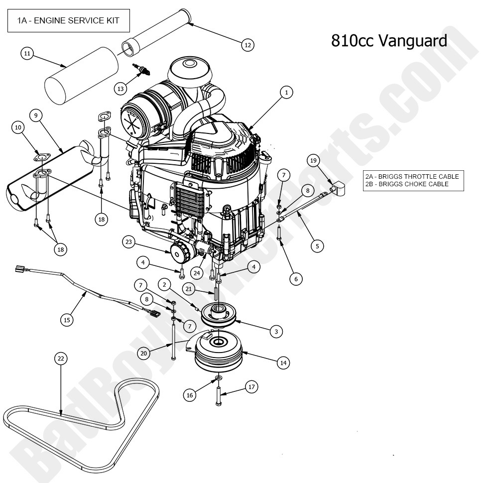 2016 Compact Outlaw - Engine - Vanguard 810